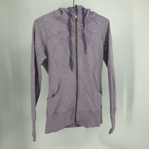 Lululemon lilac scuba hoodie thumbholes 6